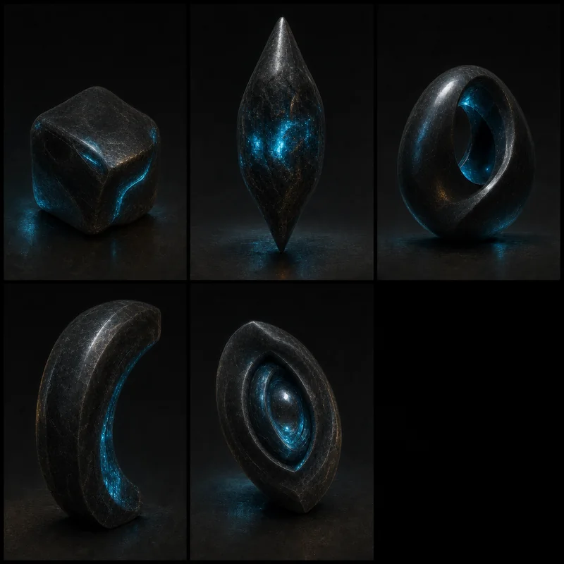 Five seamless unidentified relic studies